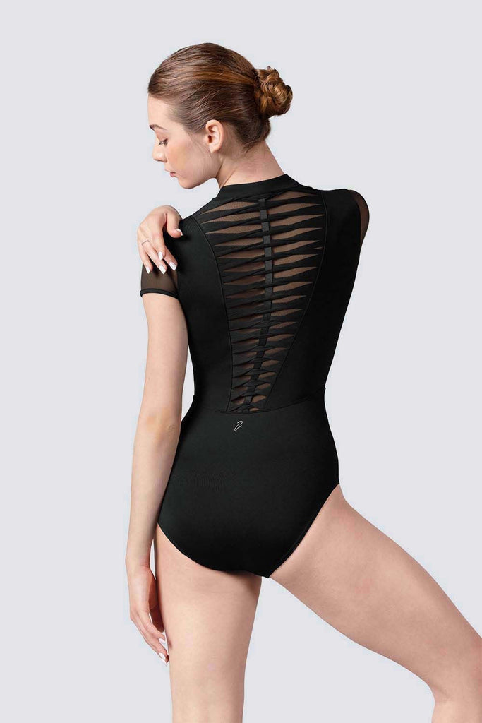 Ladies Ffion Zip Front Leotard - BLOCH UK