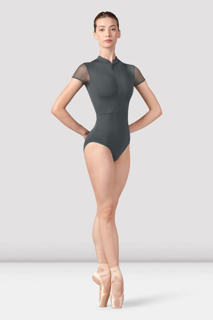 Ladies Ffion Zip Front Leotard - BLOCH UK